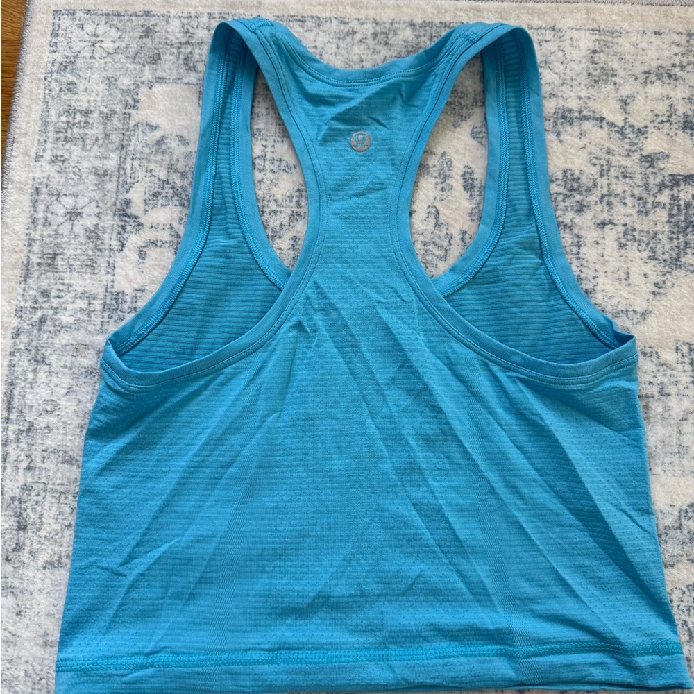 Blue Racerback Lululemon Tank - Picture 2 of 2